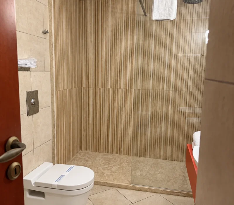 Mythos suite renovated bathroom — view 3, Avalon Boutique Suites Hotel